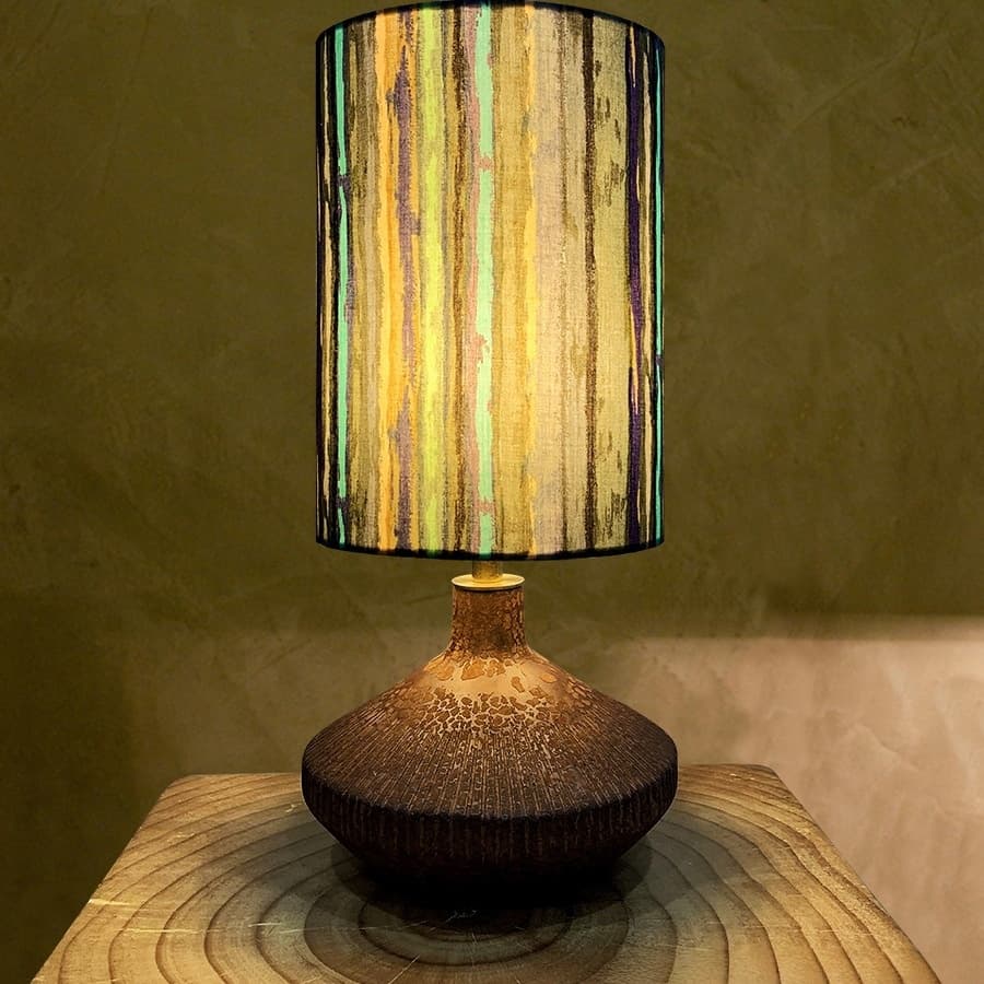 Round-bottom Fabric Table Lamp A -inspired