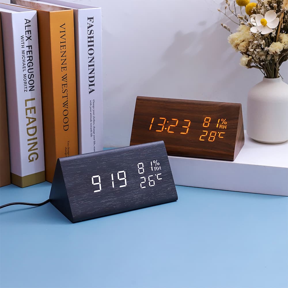 Electronic Alarm Clock Multifunctional Digital Display Tempe